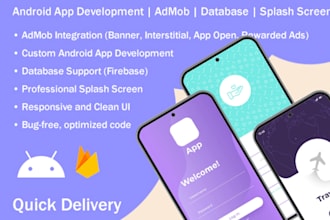 create entire app with admob support for ads
