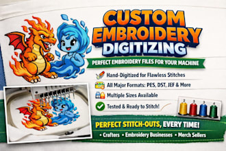 digitize files for embroidery