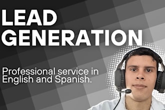 do lead generation for your business in english and spanish