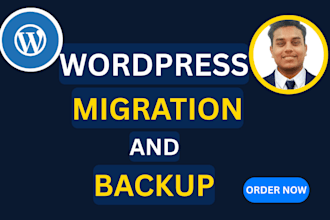 backup and migrate wordpress website safely