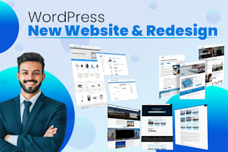 design or redesign a responsive wordpress website