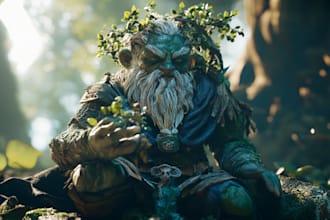 draw original fantasy characters, concept art, fanart
