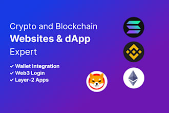 create token, dapp, web3 dapp and smart contract on eth, bsc and solana