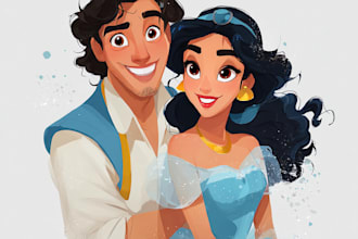 do make disney cartoon portrait