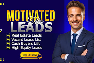 provide motivated seller and cash buyer leads with skip tracing
