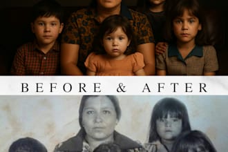 restore old photos, repair damage, and enhance image quality using ai