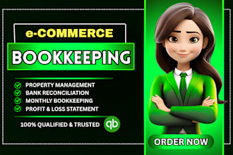 do ecommerce bookkeeping clean up for amazon, shopify, in quickbooks and xero
