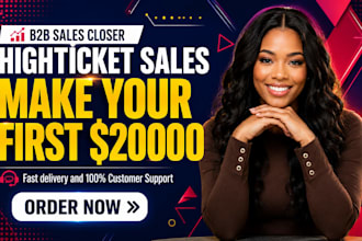 b2b high ticket sales closer lead generation cold calling sales agent sales rep