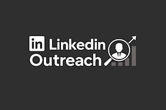 do linkedin outreach as your marketing manager
