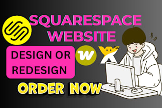 design, redesign, clone or migrate your squarespace website
