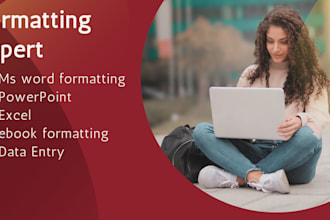professionally format documents in ms word, excel, and powerpoint and ebook