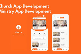 develop church app video streaming conference app ministry app reading app