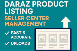 handle daraz product listing and management
