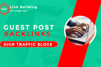 publish guest posts on high authority websites