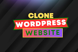 redesign,duplicate,copy clone website,wordpress website with elementor