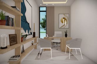 office interior design 3d modeling and modern rendering