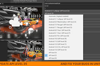 reskin game, update API level 35 and fix your bugs in unity