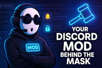 be your trusted and active discord moderator