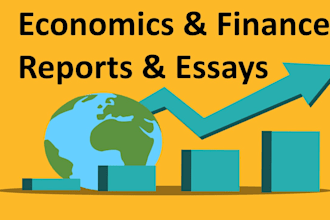 write perfect economics and finance reports