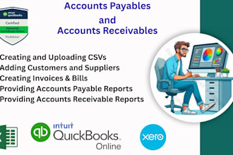 manage accounts payable and accounts receivable