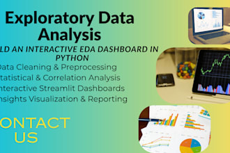 build an exploratory data analysis dashboard in python