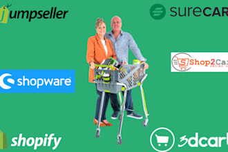build shop2cart surecart shift4shop website design jumpseller website redesign