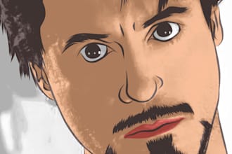 turn your photo into unique comic inspired digital art