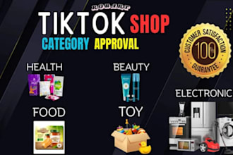 approve tiktok shop category and unlock restricted category