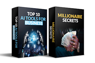 design digital product 3d box mockup, ebook mockup and online course cover