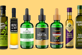 do logo or label for cbd oil,hemp oil, olive oil,packaging