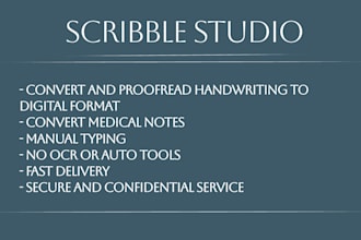 convert handwritten notes into editable typed documents