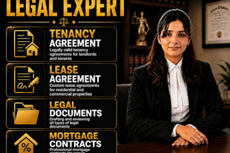 draft or review all property leases, tenancy, mortgage agreements, and contracts