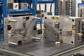 design 3d molds for injection molding or cnc machining