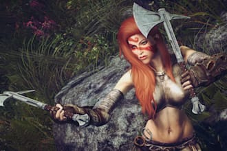 create edit port custom models mods for skyrim, fallout starfield, ffxiv bonelab