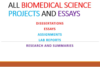 do biomedical science projects