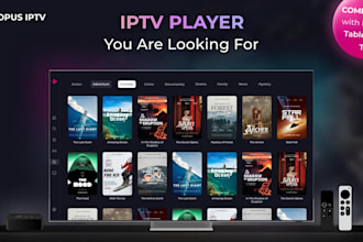 build smart iptv app, android tv, ios, tv, web, tablet, mac, tv app, tvos