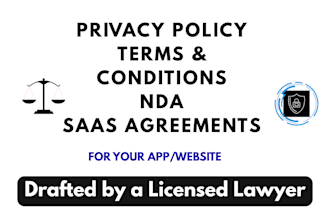 draft an expert privacy policy for your app and website
