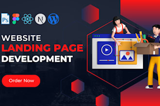 design a landing page for your business