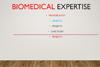 do biomedical research and summaries
