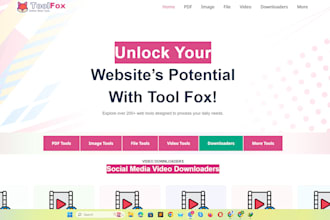 build pdf tools website like ilovepdf