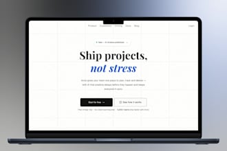 create modern, premium squarespace website