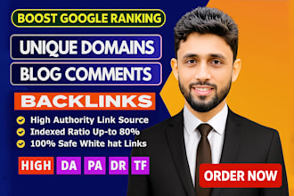create high quality blog comments backlinks on unique domains