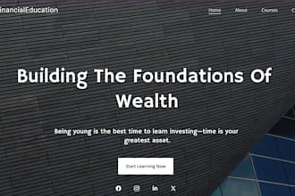 create a portfolio website for you