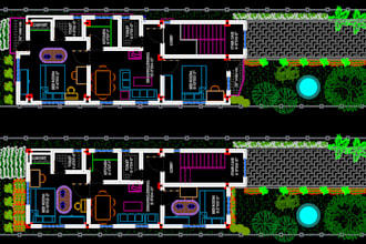 do professional 2d landscape and outdoor space designs