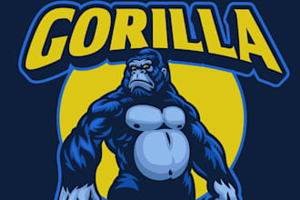create an awesome gorilla logo just in 12 hours