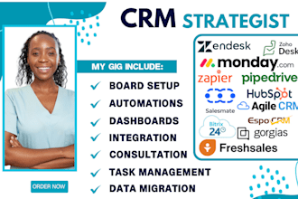 hubspot monday crm zendesk gorgias freshdesk ai agent chatbot zapier integration
