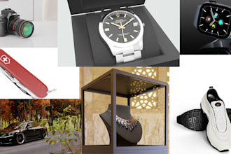 create 3d cad product design and studio renderings
