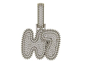 create luxury custom diamond pendant 3d models and renders