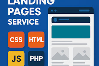 develop mobile friendly landing pages with animations
