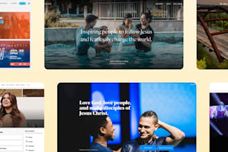 build responsive wordpress church website, ministry website, charity website